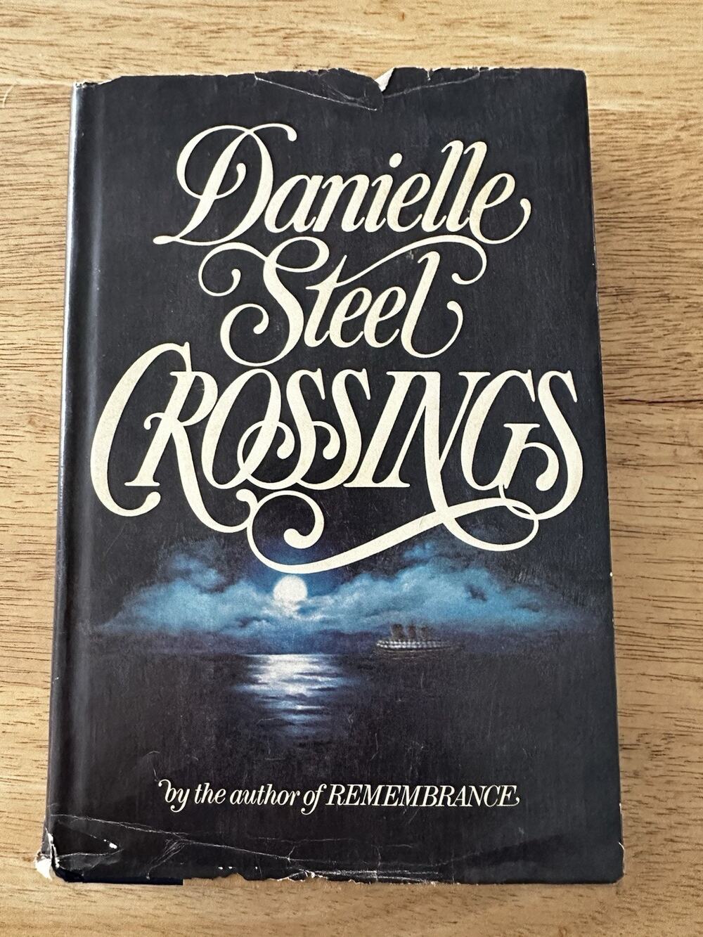 Crossings Danielle Steele HB/BCE/DJ/1st ed 1982 Romance book novel Vintage